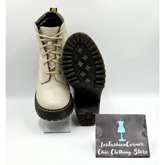 Dr. Martens Women's Beige Persephone Buttero Lace-Up Ankle Boot Size 6 2833 - Picture 2 of 16